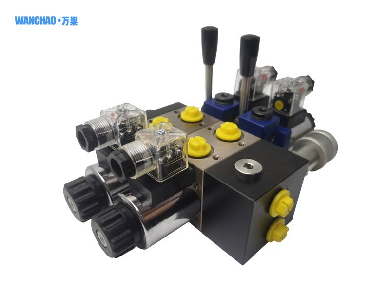片式多路电磁手动换向阀 片式多路电磁手动换向阀